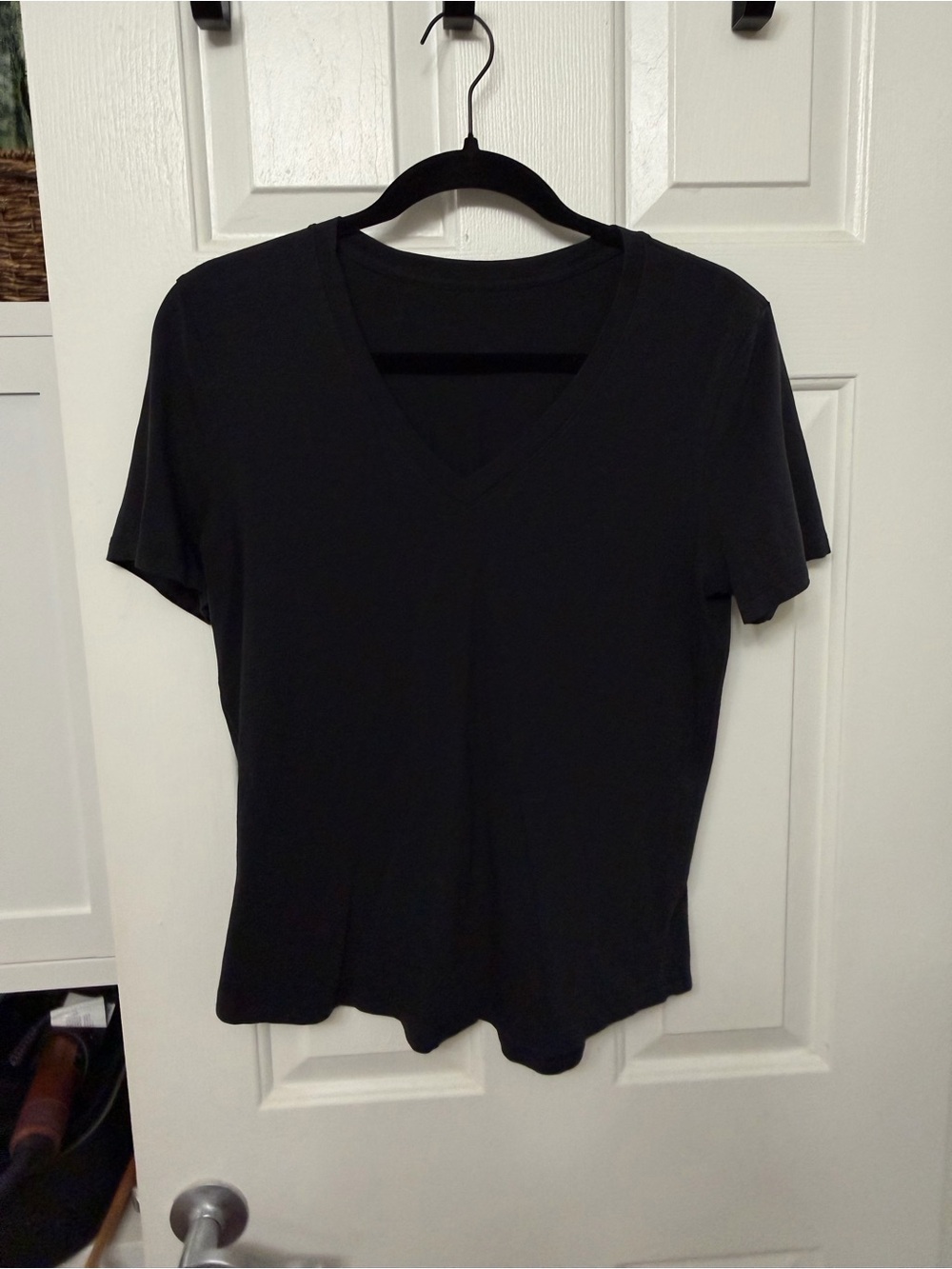 Lululemon Classic Black V-Neck Women's Top